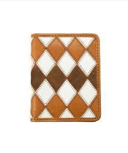 Bifold Flip Diamond Patches Multi Color