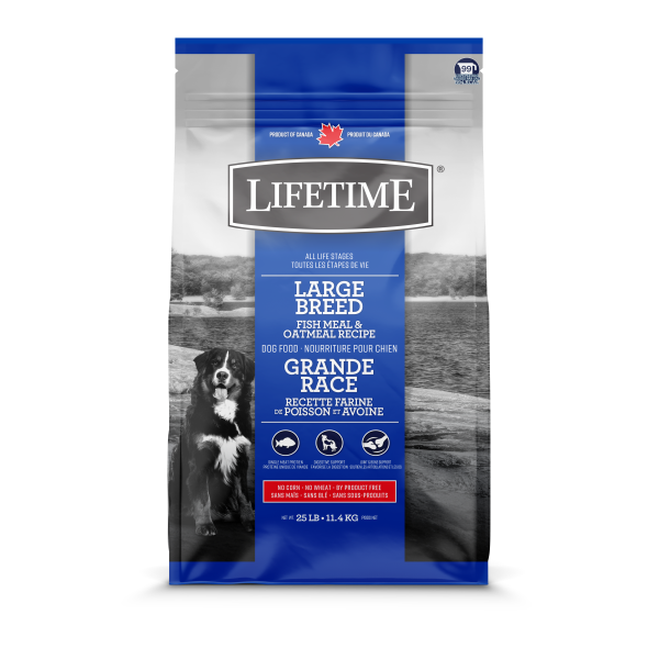 Lifetime Dog Large Breed Fish &amp; Oatmeal 11.4kg