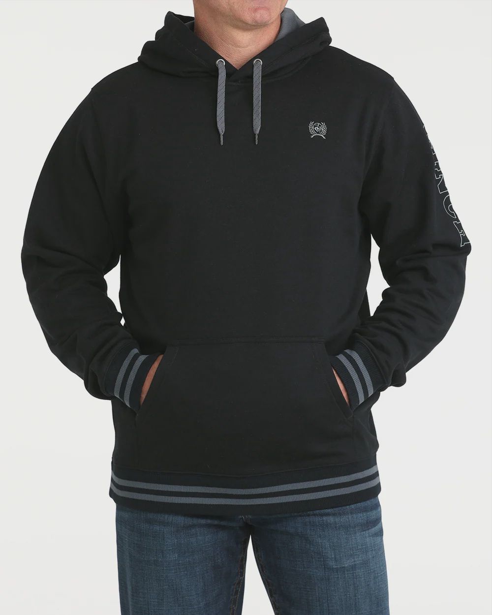 Cinch Boys Logo Hoodie- Black