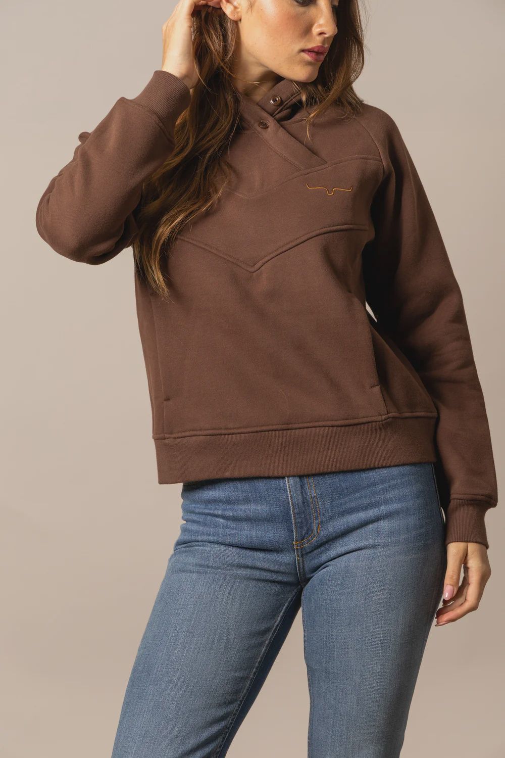 Ella Hoodie-Brown