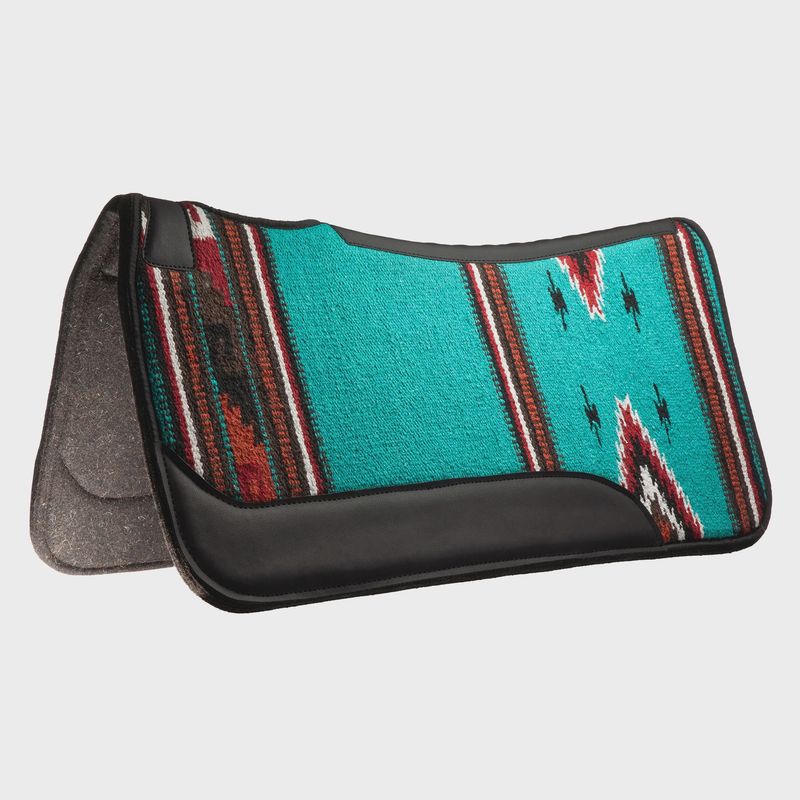 Contoured Single Weave Wool Blend Felt Saddle Pad
