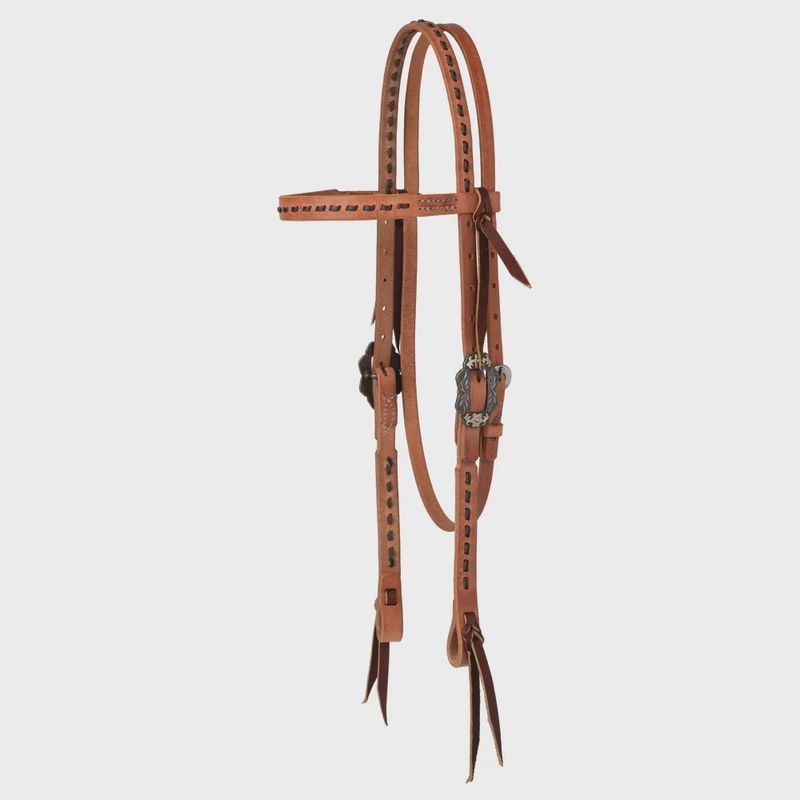 Weaver Buckstitch Headstall, Hermann Oak® Russet, Dawn Collection