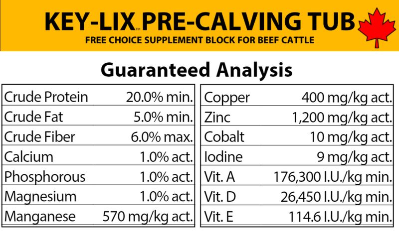 Key-Lix Pre Calving Tub