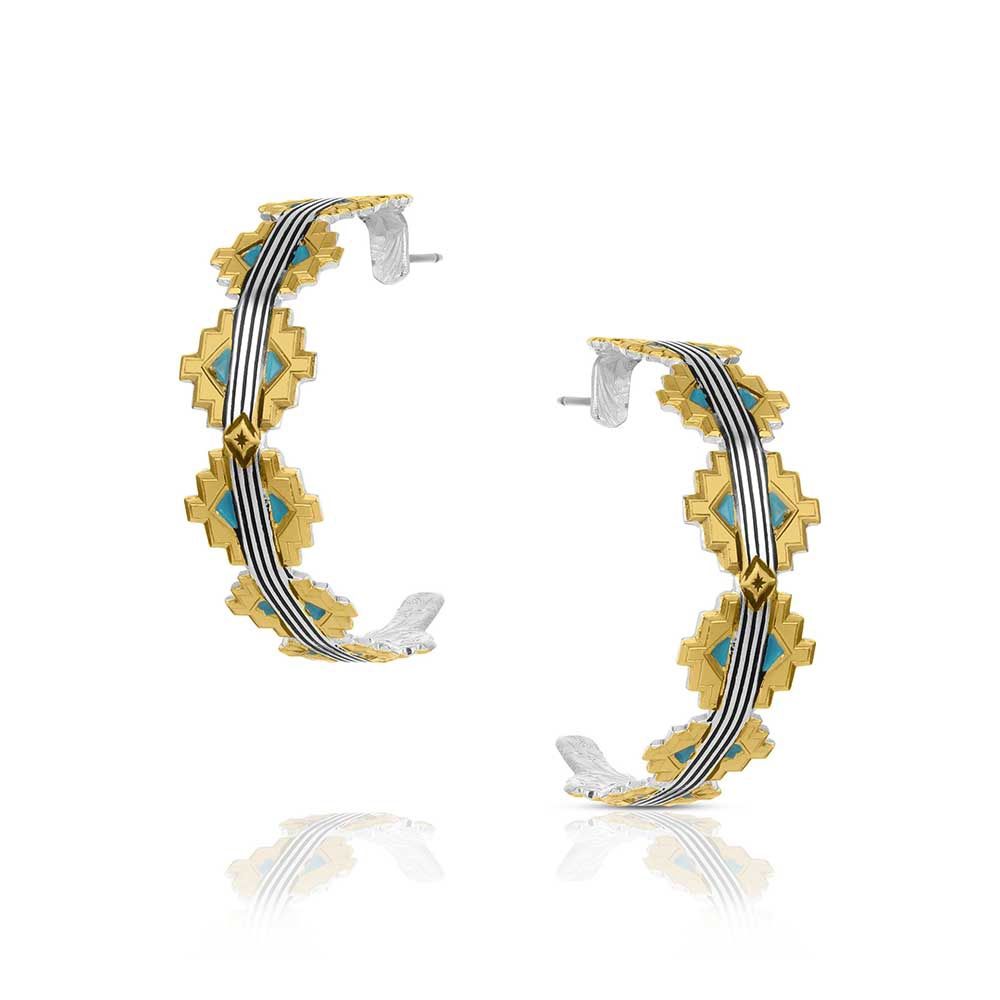 Montana Sliversmiths Painted Sky Hoop Earrings