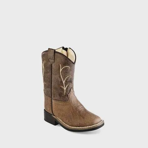 Old West Toddler Square Toe Cowboy Boots