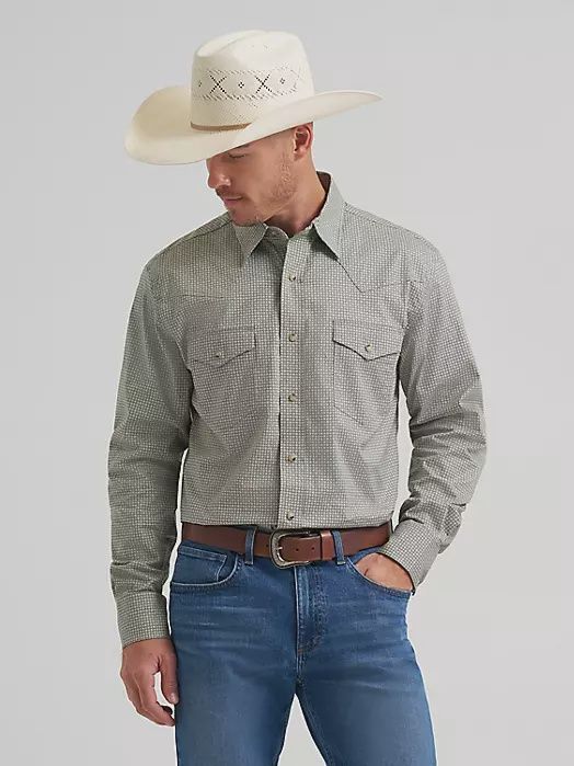 Men&#39;s 20X® Competition Advanced Comfort Long Sleeve Two Pocket Western Snap Shirt