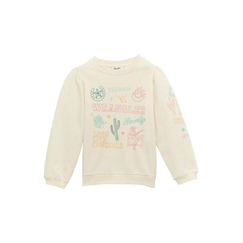 Girls Sweatshirt - White