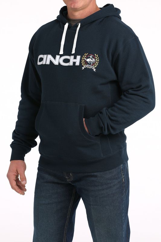 CINCH MENS PULLOVER HOODIE - NAV