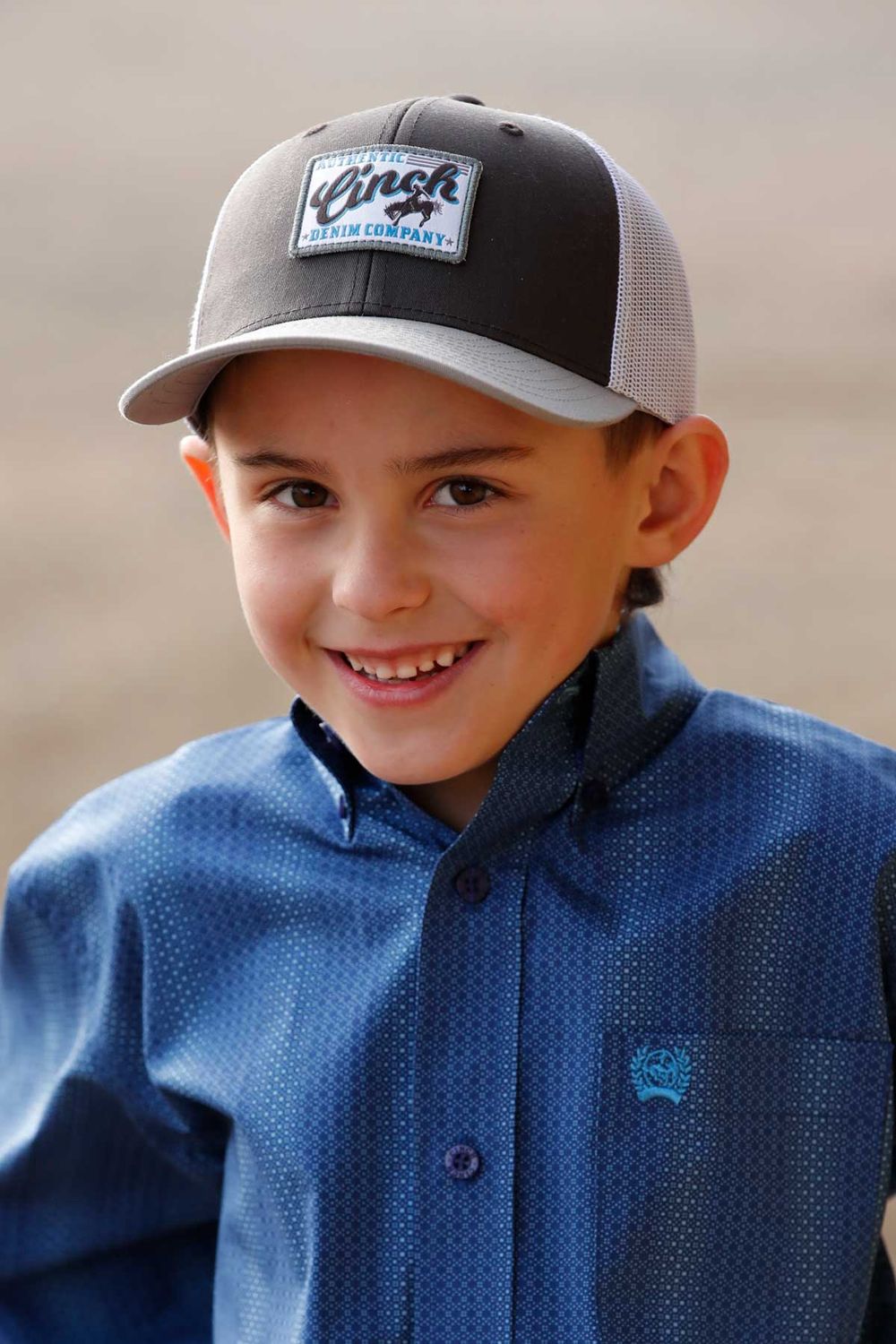 BOYS TRUCKER CAP 11/25 - BRN