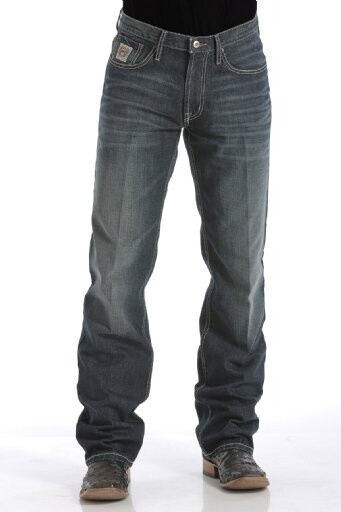 Cinch Men's White Label Relaxed Jean - Dark Stonewash