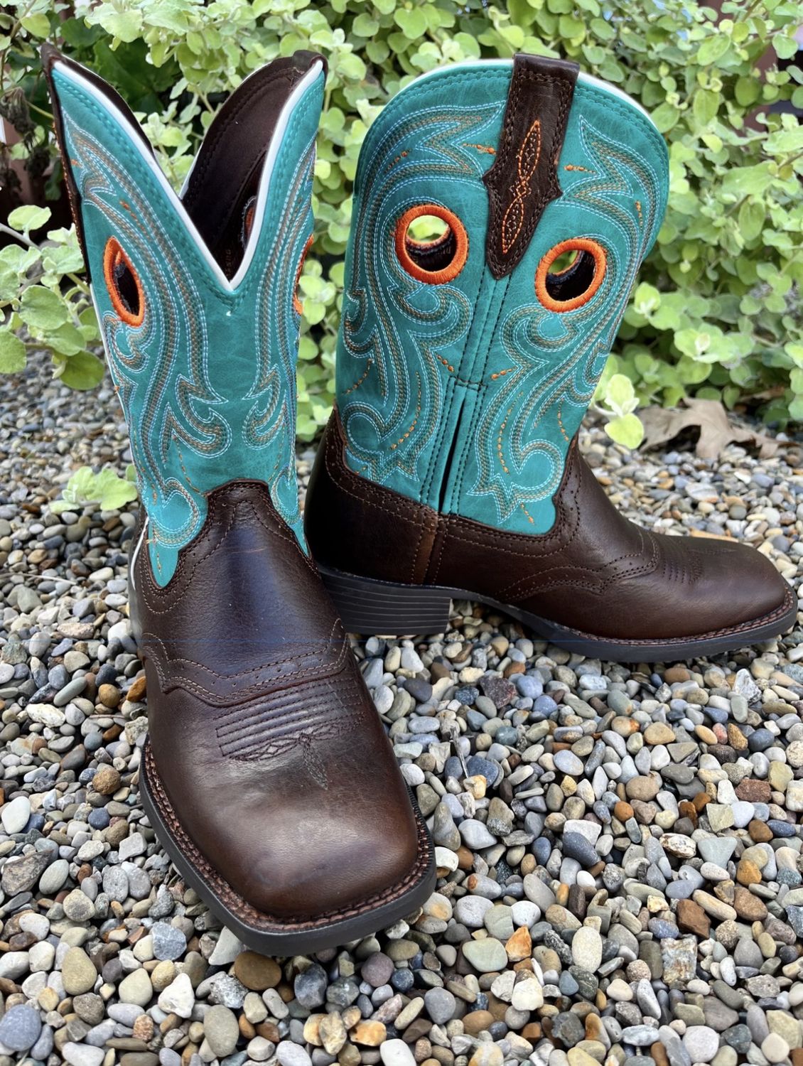 Durango Westward Womens Hickory Turquoise Western Boot