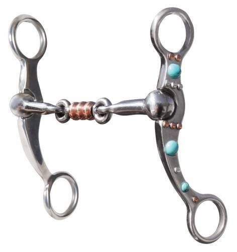 Professional's Choice Turquoise Dot Shank Dog Bone Roller