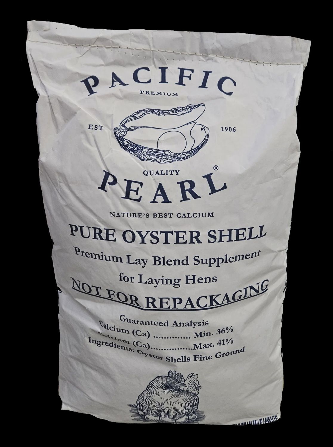 Oyster Shells- Pacific Pearl- 25kg