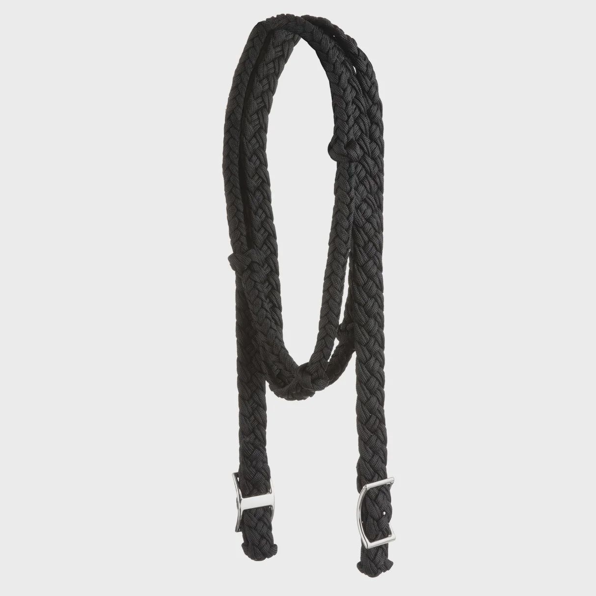 Weaver Braided Barrel Rein, Colour: Black