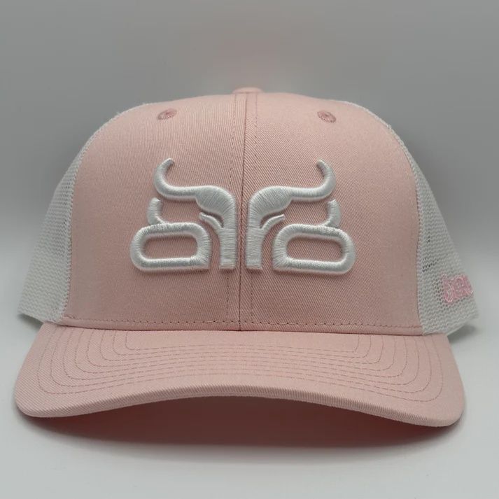 Baredown Magnolia Hat - Pink &amp; White