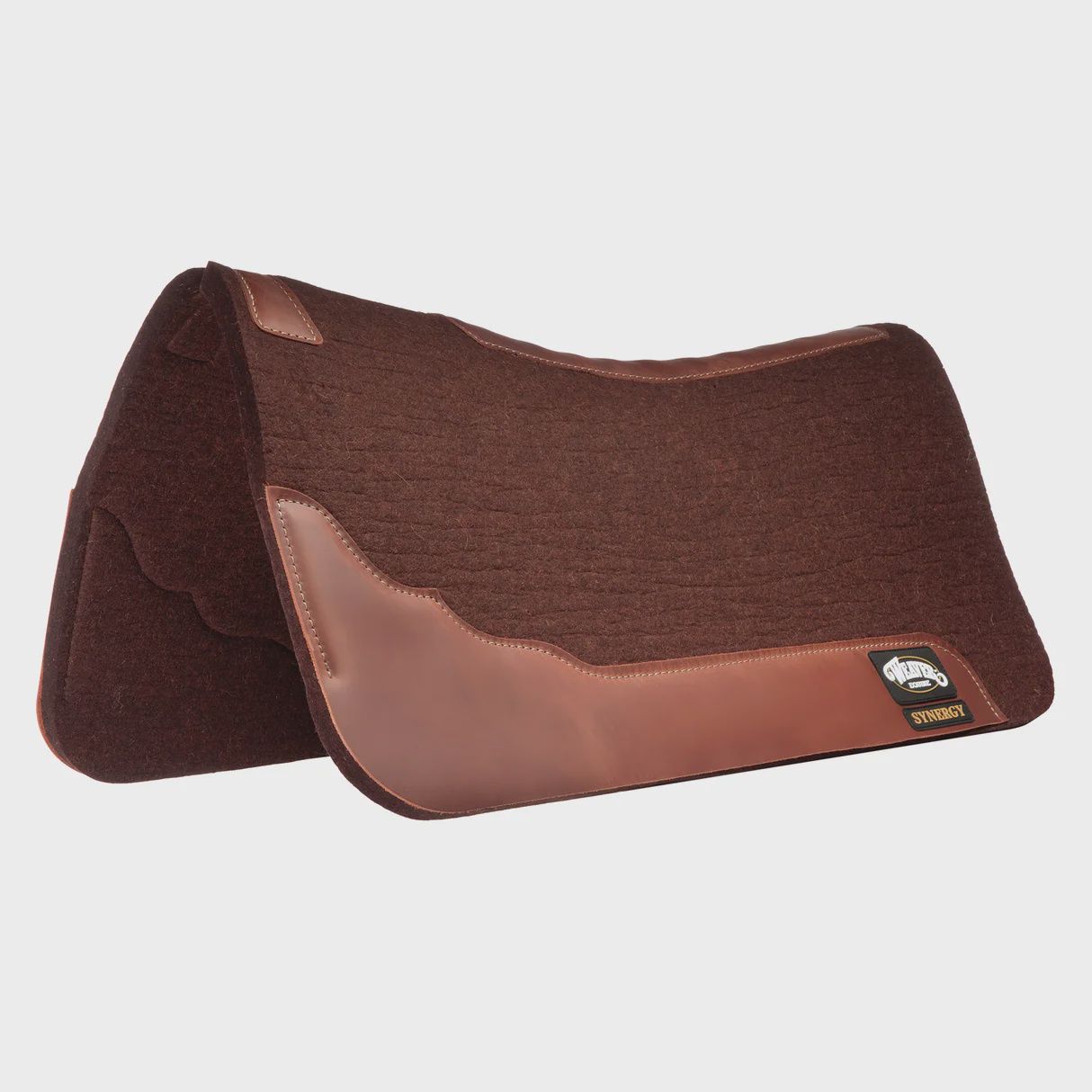 Weaver Synergy Contoured Performance Saddle Pad - Chocolate