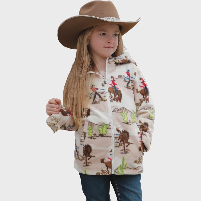 Cruel Girl Fleece Jacket - Cream