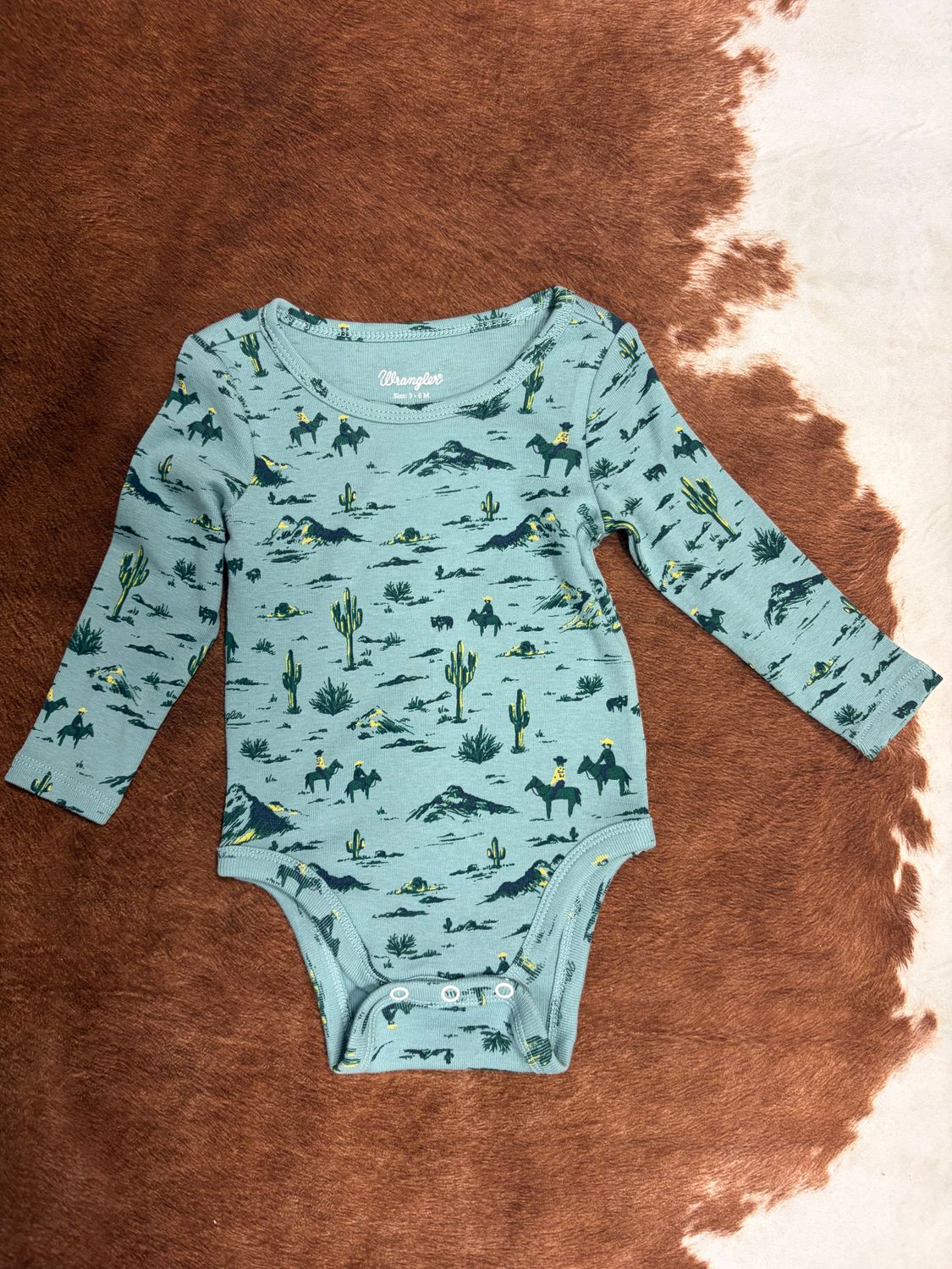 Wrangler Baby Boy Cactus Bodysuit