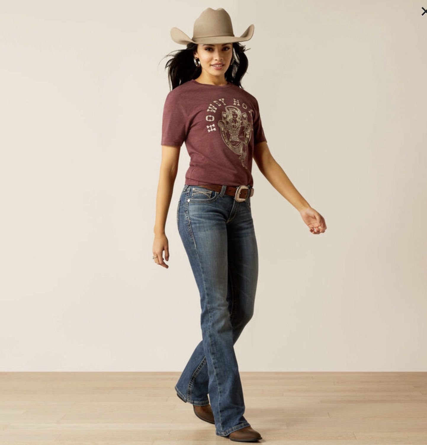 Ariat Women's Mid Rise Amora Boot Cut Jeans