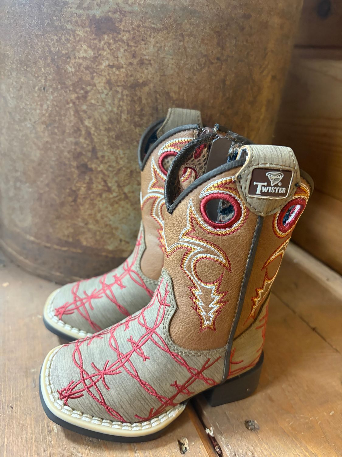 Twister Ryder Style Boots Toddler Boys Brown