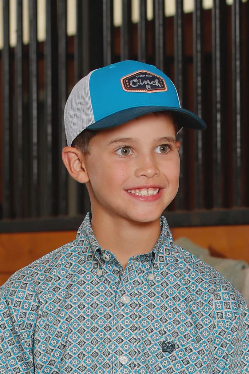 Boy’s Blue Trucker Cap