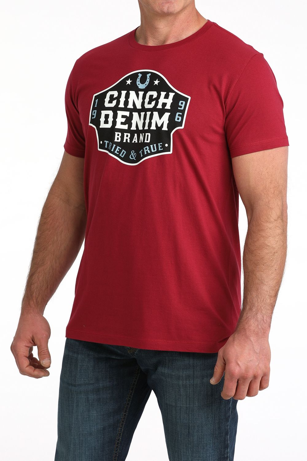CINCH MENS S/S TEE 2/26 - RED