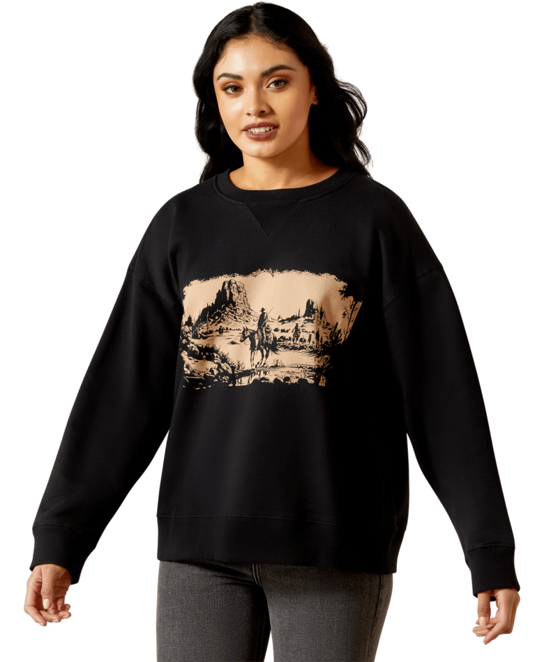 Ariat Womens Outlaw Oversized Sweatshirt