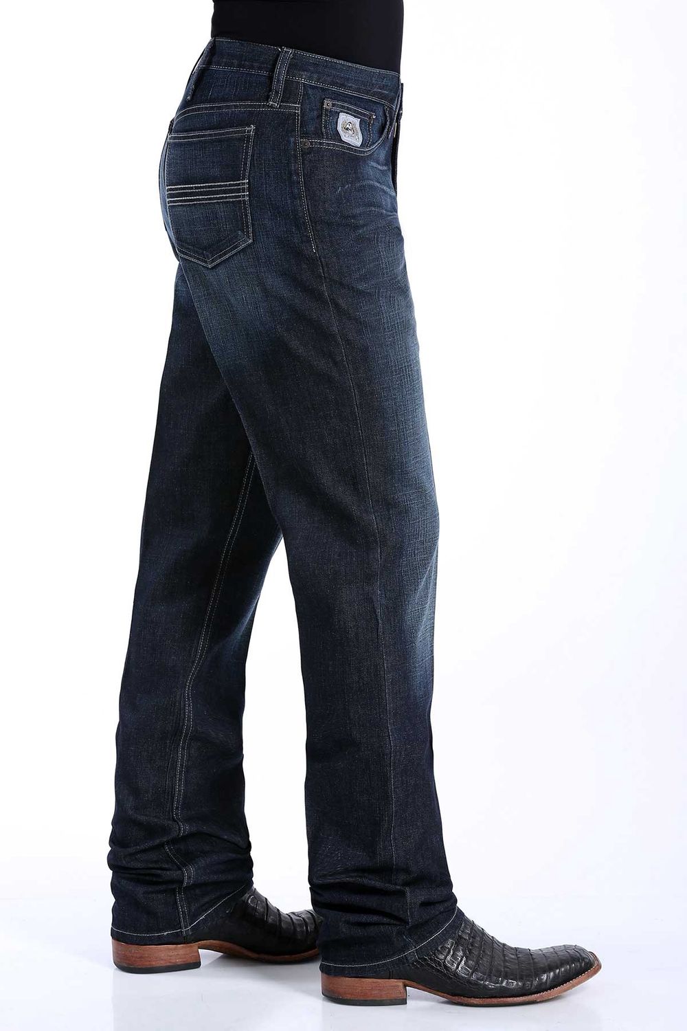 Cinch Men's Silver Label Slim Straight Fit Jean - Indigo