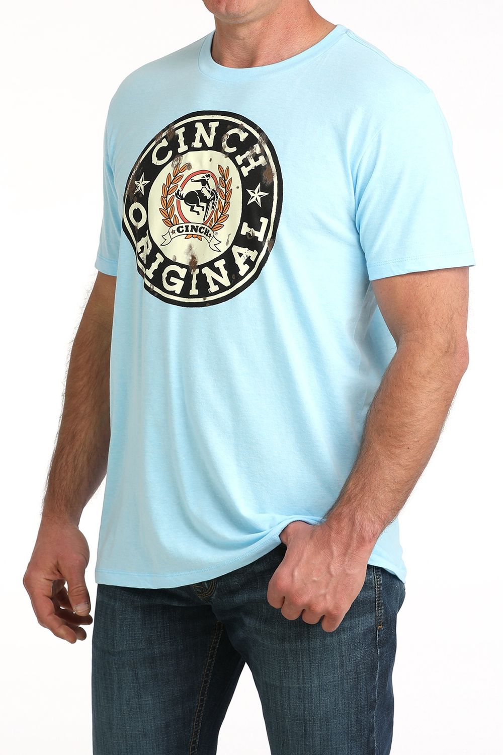 CINCH MENS S/S TEE - BLU