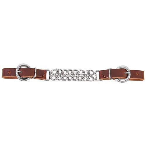 Weaver 4-1/4" Double Flat Link Chain Curb Strap