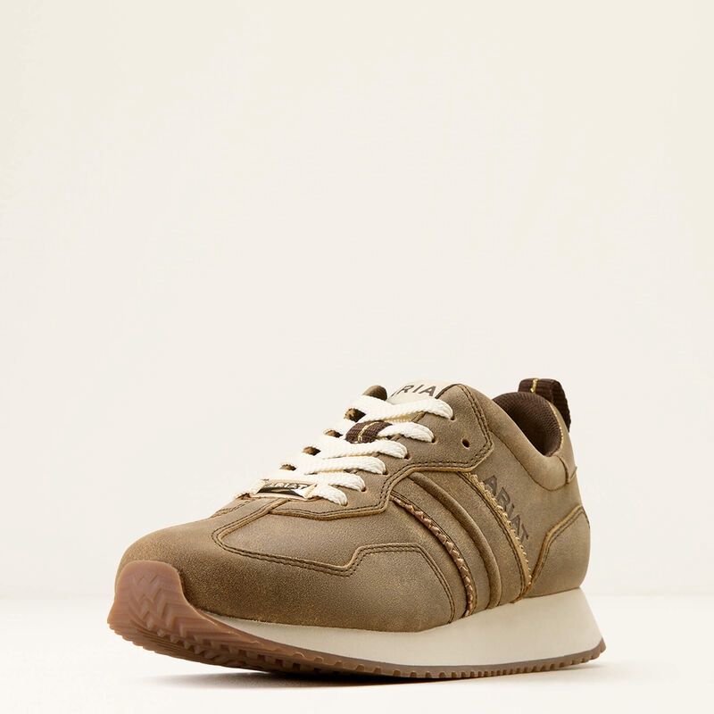 Ariat Womens Ranch Runner Shoe- Brown Bomber