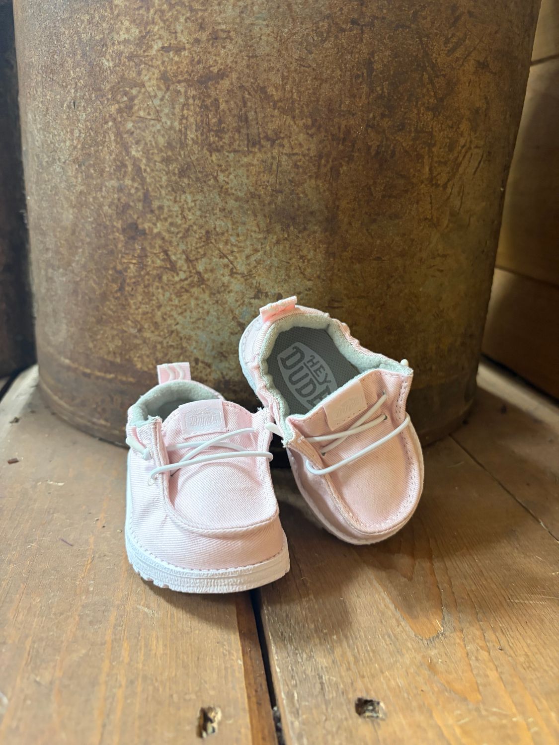Hey Dude Lil Dude Slip On- Festival Pink
