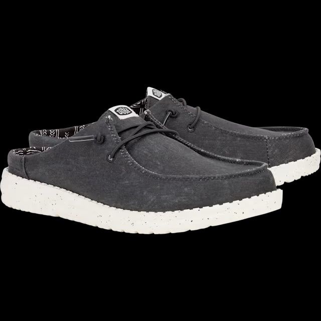 Hey Dude Wendy Slip Stretch Canvas - Black