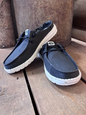 Hey Dude Wendy Slip Stretch Canvas - Black