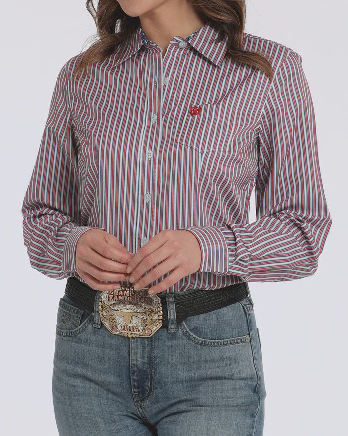 Women’s TENCEL™ Arena Fit Button-Down Western Shirt