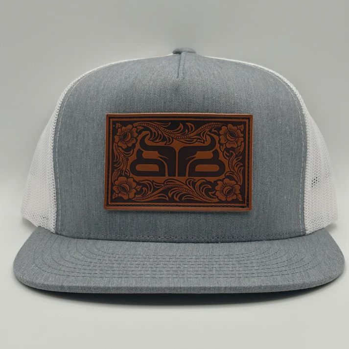 Baredown Fearless Flat Brim - Heather Grey &amp; White