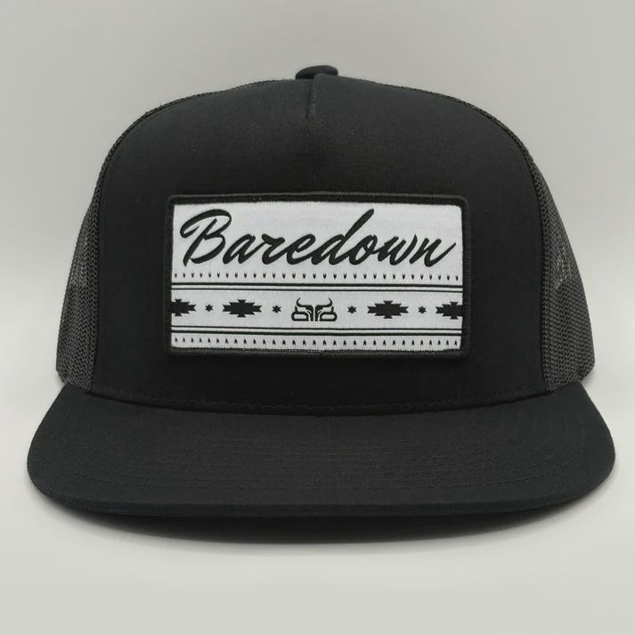 Baredown Hustle Flat Brim - Black