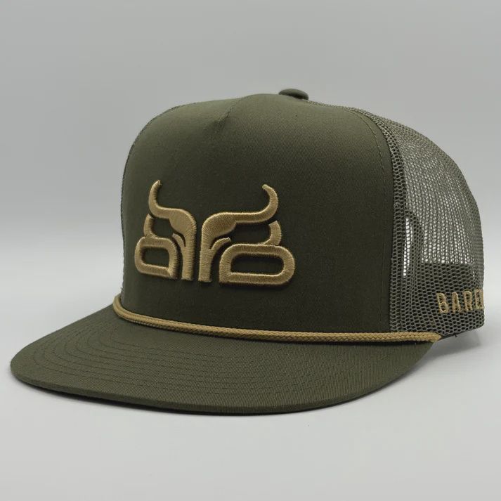 Baredown Jam Up Flat Brim - Olive Green
