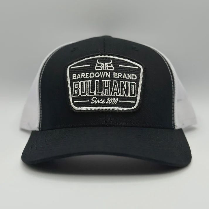Baredown Bullhand Legacy Hat - Black &amp; White