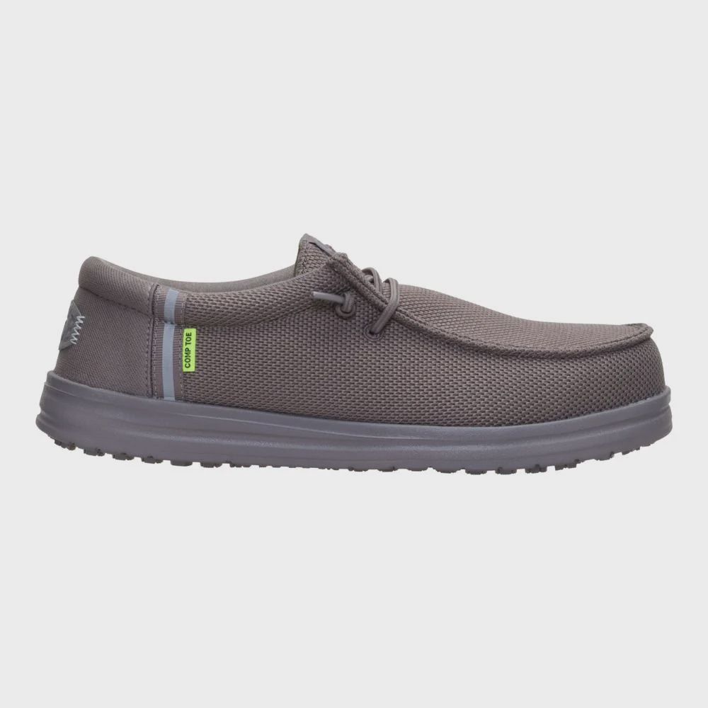 Hey Dude Wally Work Comp. Toe - Grey