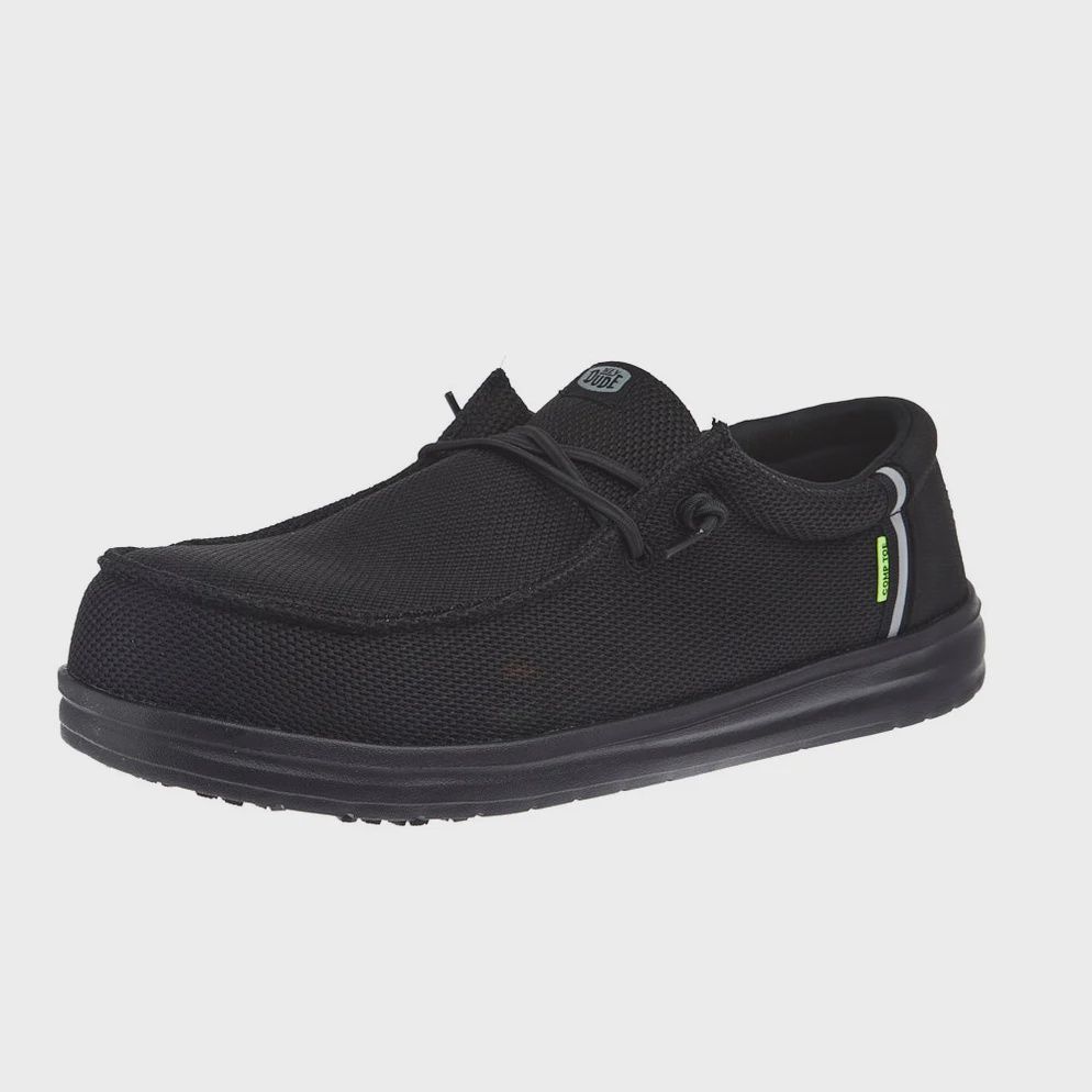 Hey Dude Wally Work Comp. Toe - Black