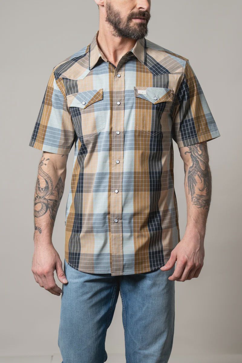 Kimes Chico Short Sleeve Snap Up Shirt
