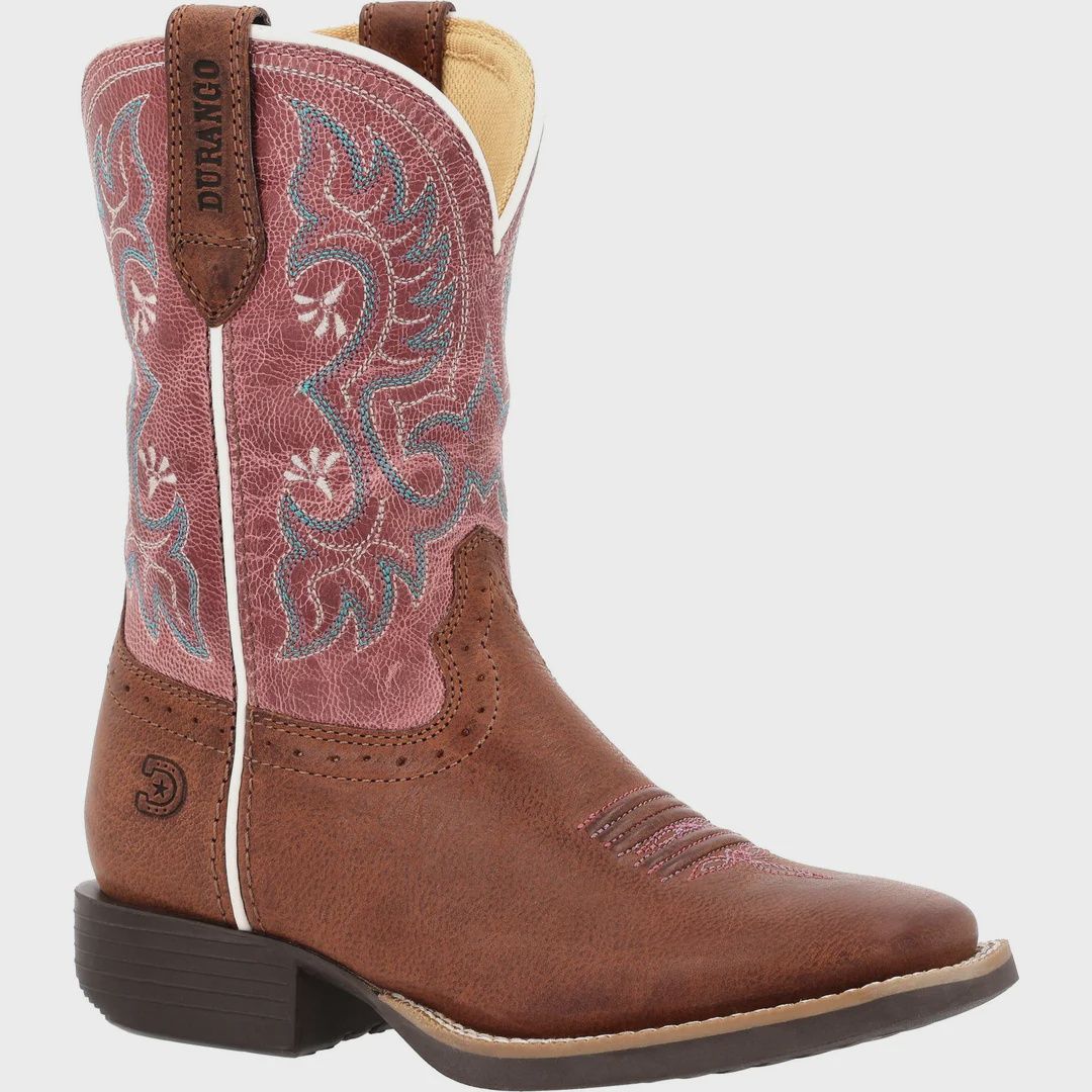 Durango Dusty Rose Square Toe Boots