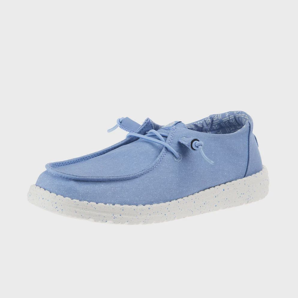 Hey Dude Wendy Stretch Canvas - Hydrangea Blue
