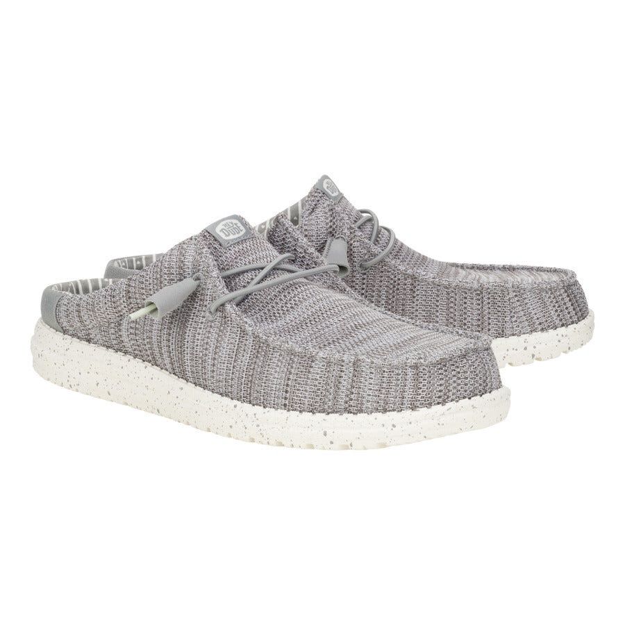 Hey Dude Wally Stretch Slip On Shoe - Granite Grey