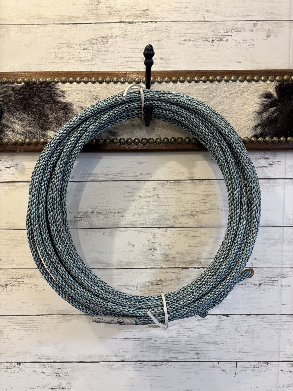 Synco Chaos 10mm Ranch Rope - Black/Aqua/Silver
