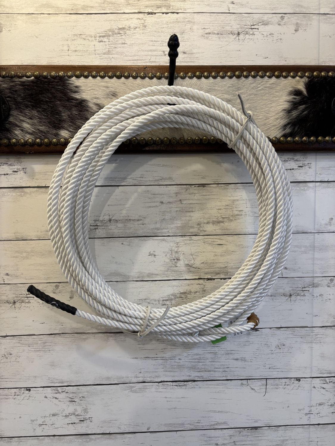 Black Label Uoza 9.5mm Ranch Rope - White