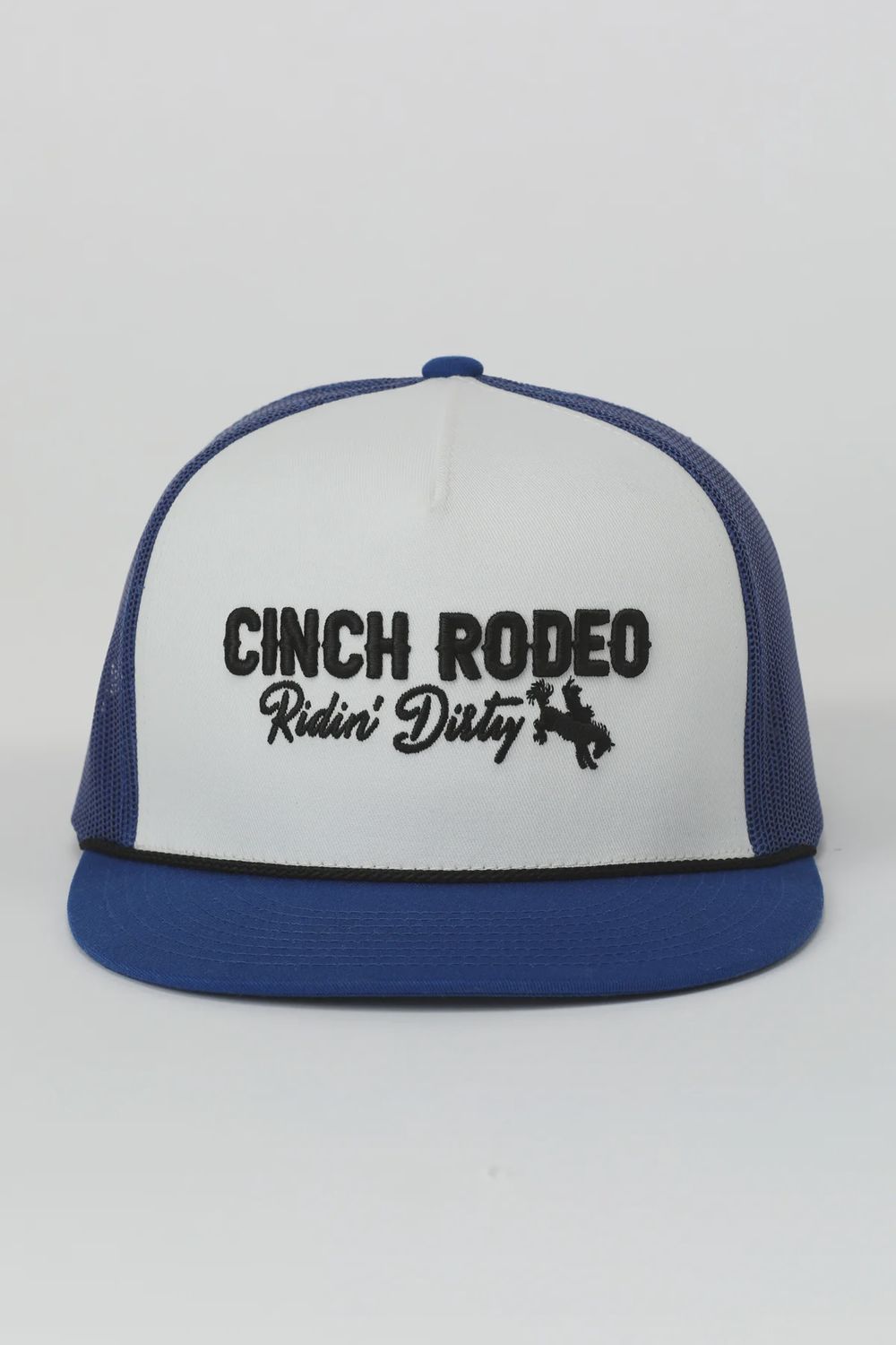 Cinch Men’s Flat Brim Hat - Royal Blue &amp; White