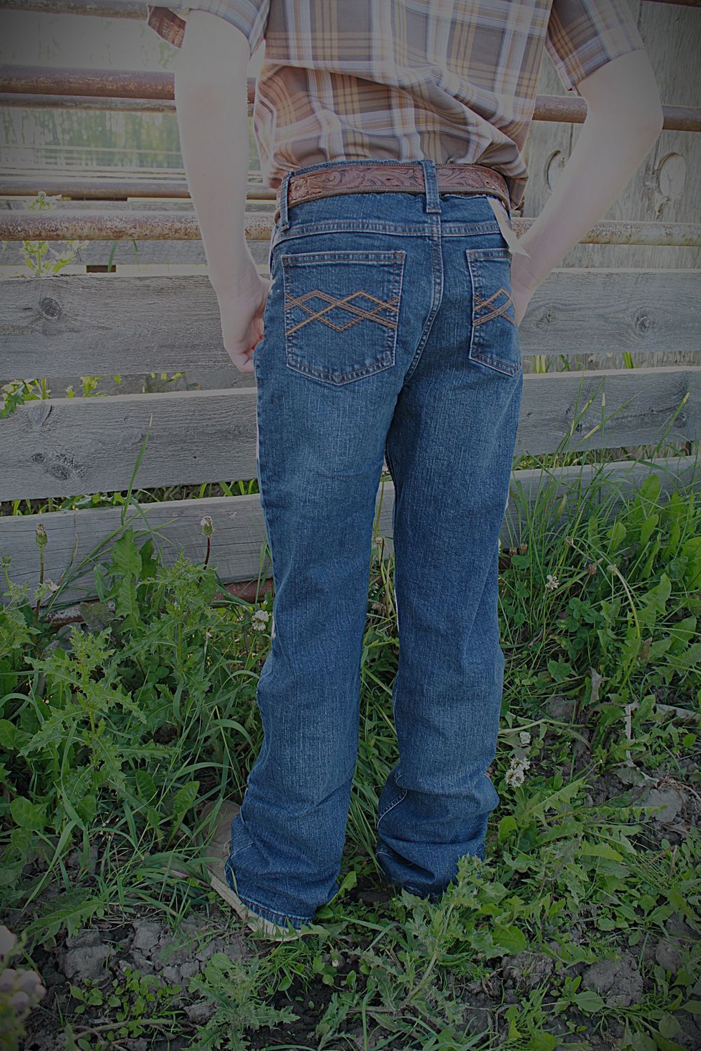 Boy's Wrangler 20X No. 42 Vintage Bootcut Slim Fit Jean