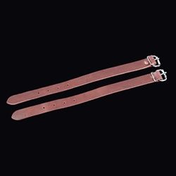 Bronc Saddle Front Bind Straps - Leather